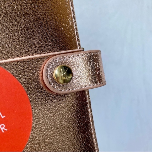 Kikki K Rosegold Metallic Personal Planner, RARE, Like New - Picture 4 of 9